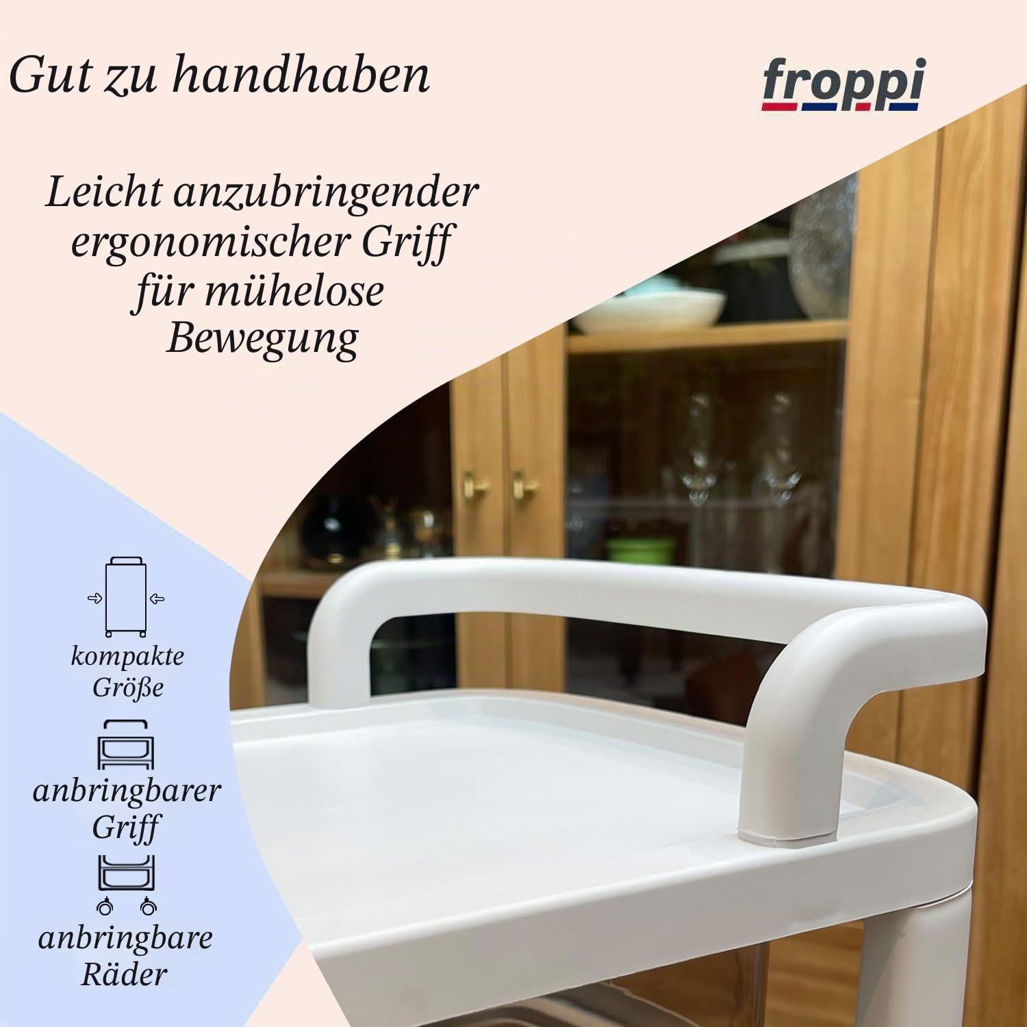 LECHUZA YULA Gießkanne1,7l schiefergrau-Taupe, 30x14x22 cm