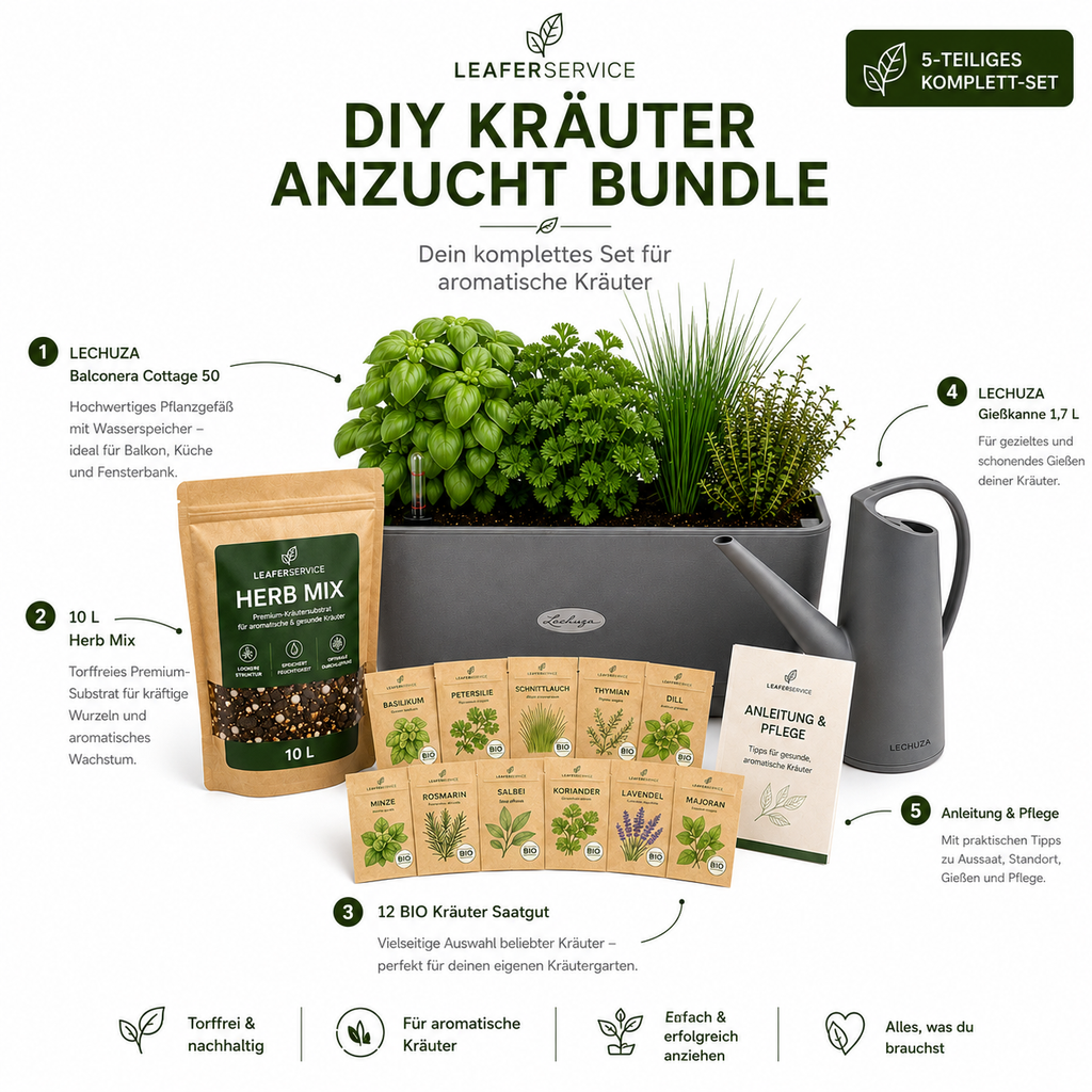 DIY Kräuter Anzucht Bundle - smartes Microgreening